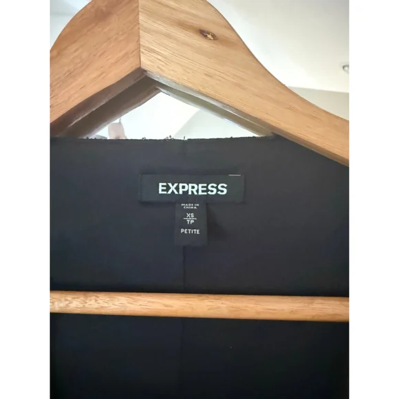 EXPRESS Black Silver Sequin Mini Dress XSP - Picture 5 of 7